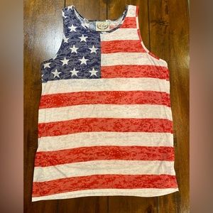 U.S. Vintage patriotic tank.